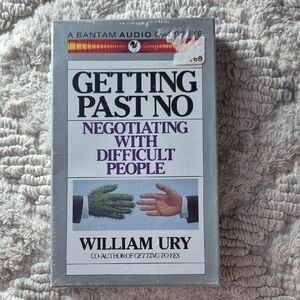 NEW 90s Getting Past No Negotiating with Difficult People URY Vintage Audiobook